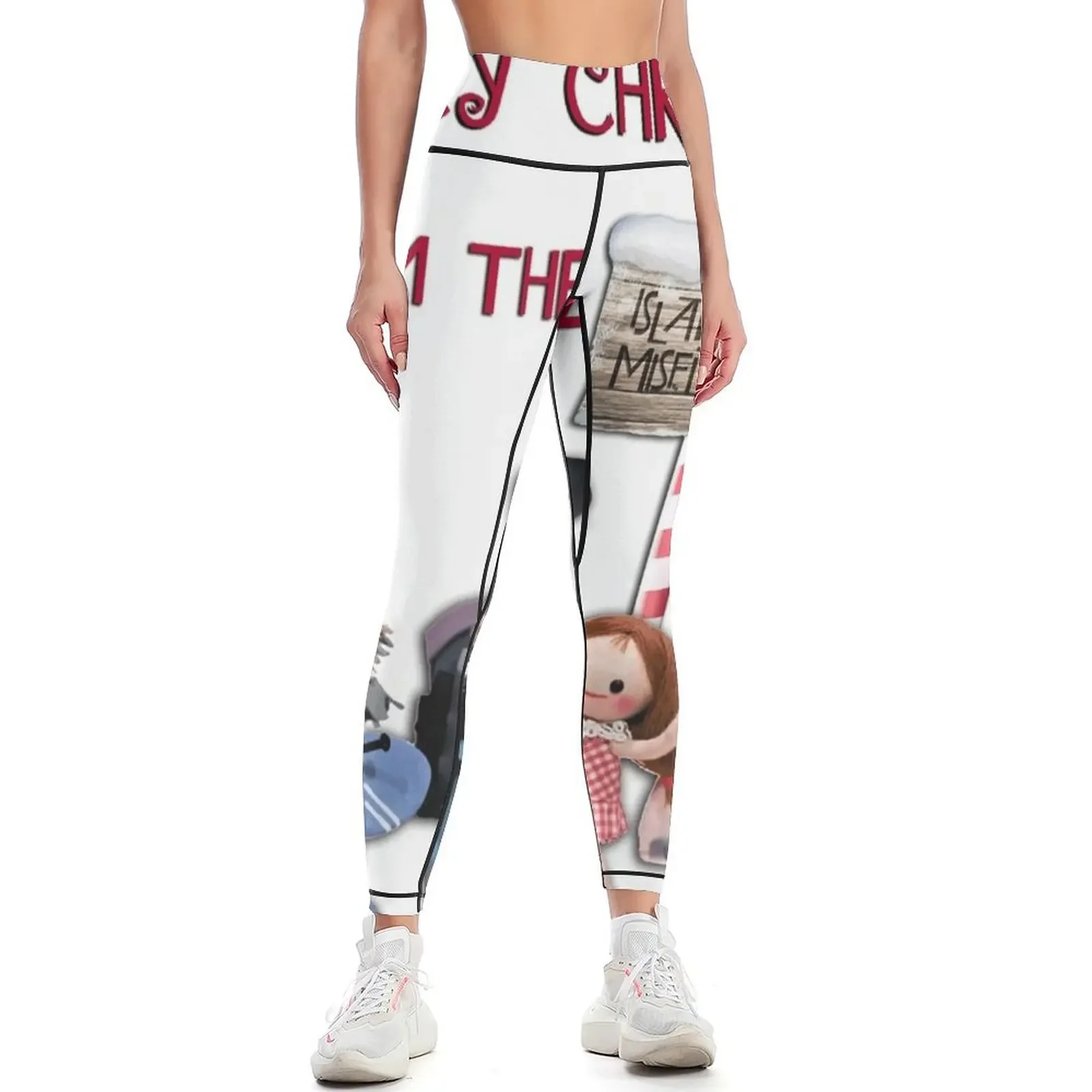 

Merry Christmas from the Island of Misfit Toys Leggings sport pants gym top Women's push up legging push up Womens Leggings