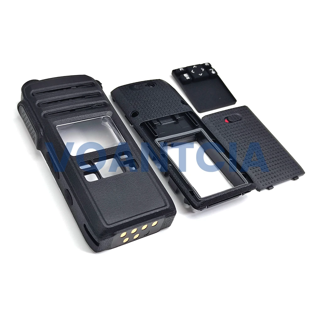 Front Cover Case With Keypad Battery Door Kit Housing Kit for DTR700 DTR720 DTR600 Radio Walkie Talkie Replacement  Accessories