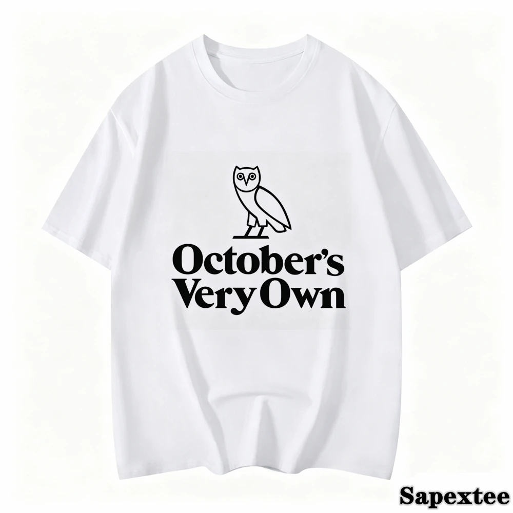 2027 Summer New OVO Women T-shirt Drake Tee Printed Graphic Fashion Casual  Breathable  Round  Round Neck Top T-shirt