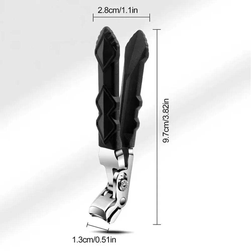 Gunting Kuku Siku Anti Selip dengan Gunting Kuku Kaki Bukaan Lebar Gunting Kuku Tumbuh Ke Dalam Baja Tahan Karat Siku Besar