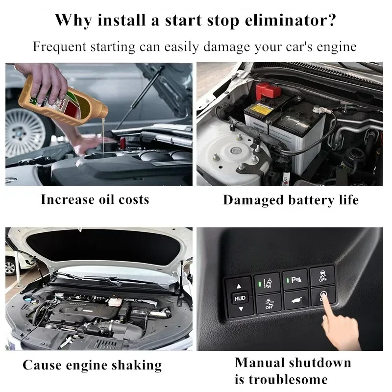 For Suzuki Hustler 2014-2020 Car Auto Start & Stop Canceller Automatic Stop Start Engine Eliminator Device Plug Disable Cable