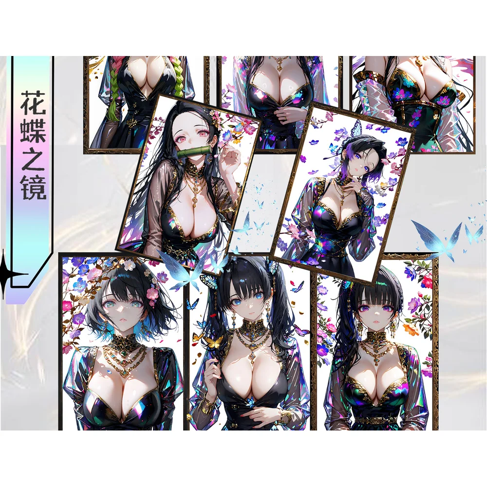 Nouveau Qinglan culture Demon Slayer acrylique tableau d'art anime Demon Slayer carte de Collection Tanjirou Kamado Nezuko personnage jouets cadeau