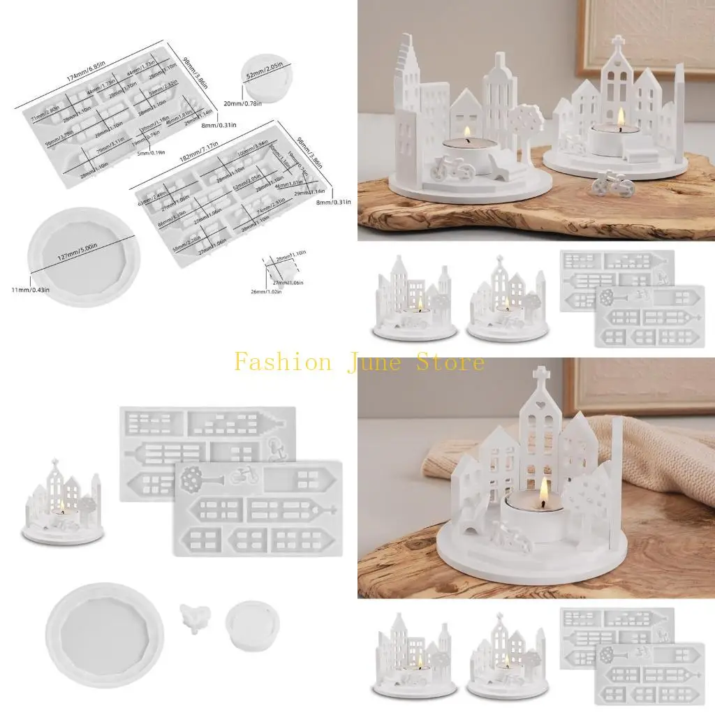 

N5KA Multifuntional Ornament Mold for Handmade Resin and Cement House Decorations