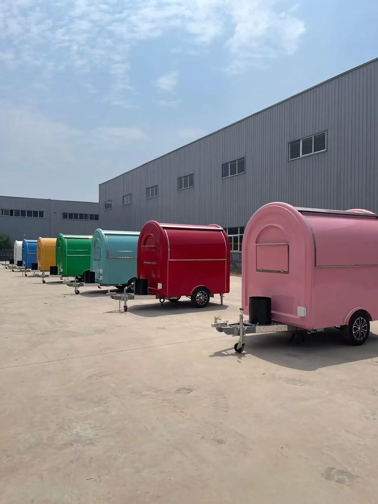 

Custom Outdoor Street Fast Food Stall Kiosk Concession Food Trailer Mobile Ice Cream Remorque Food Truck