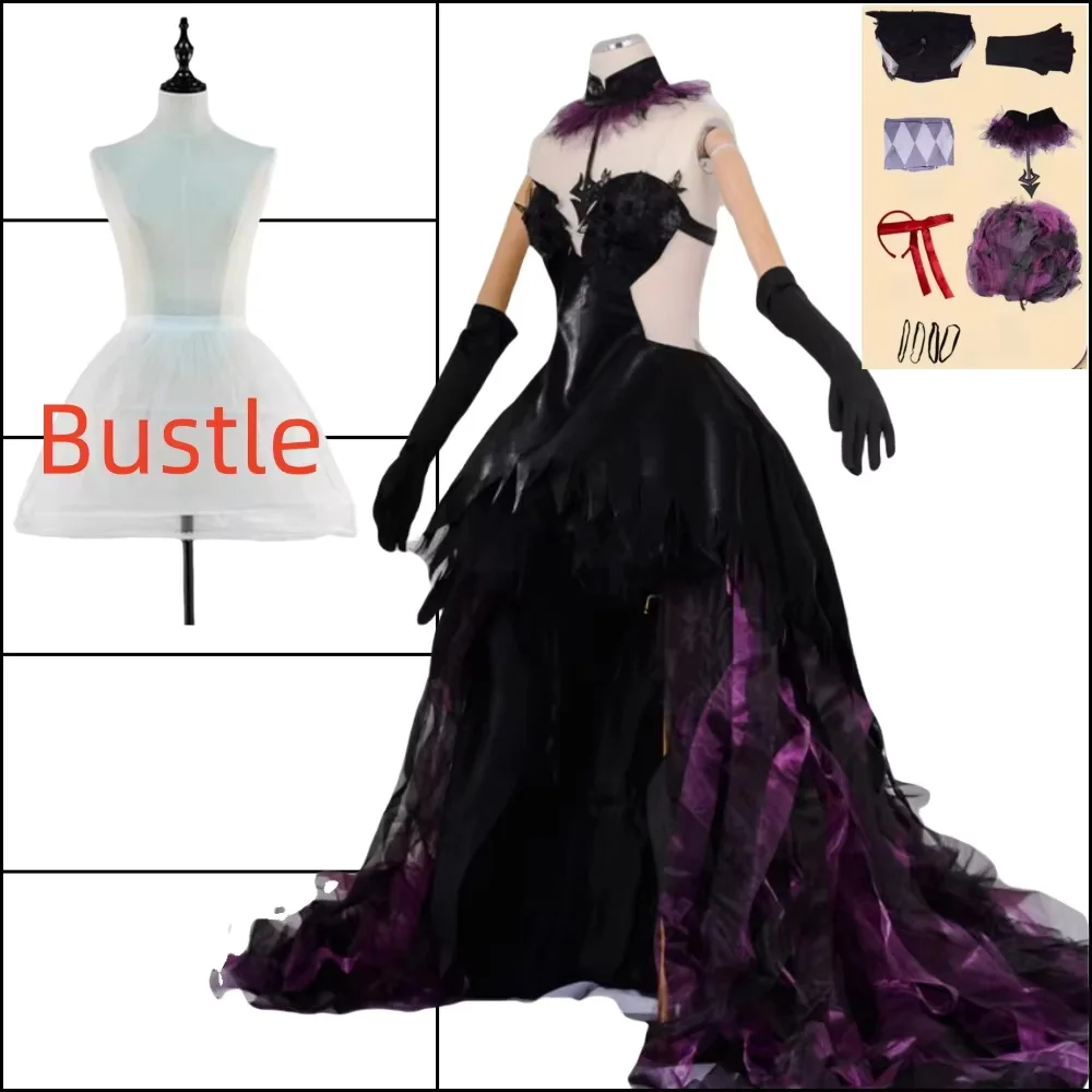 Akemi Homura Cosplay Devil Akemi Homura Vrouwen Paarse Jurk Outfits Anime Puella Magi Madoka Magica Akemi Homura Halloween Pakken