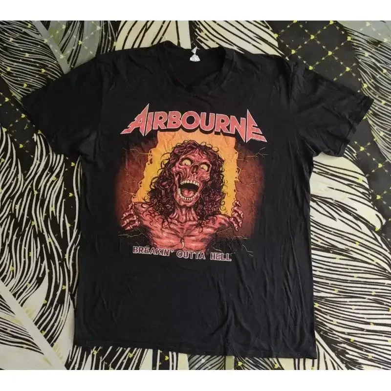 AIRBOURNE BAND Breakin Outta Hell T Shirt Full Size S 5XL