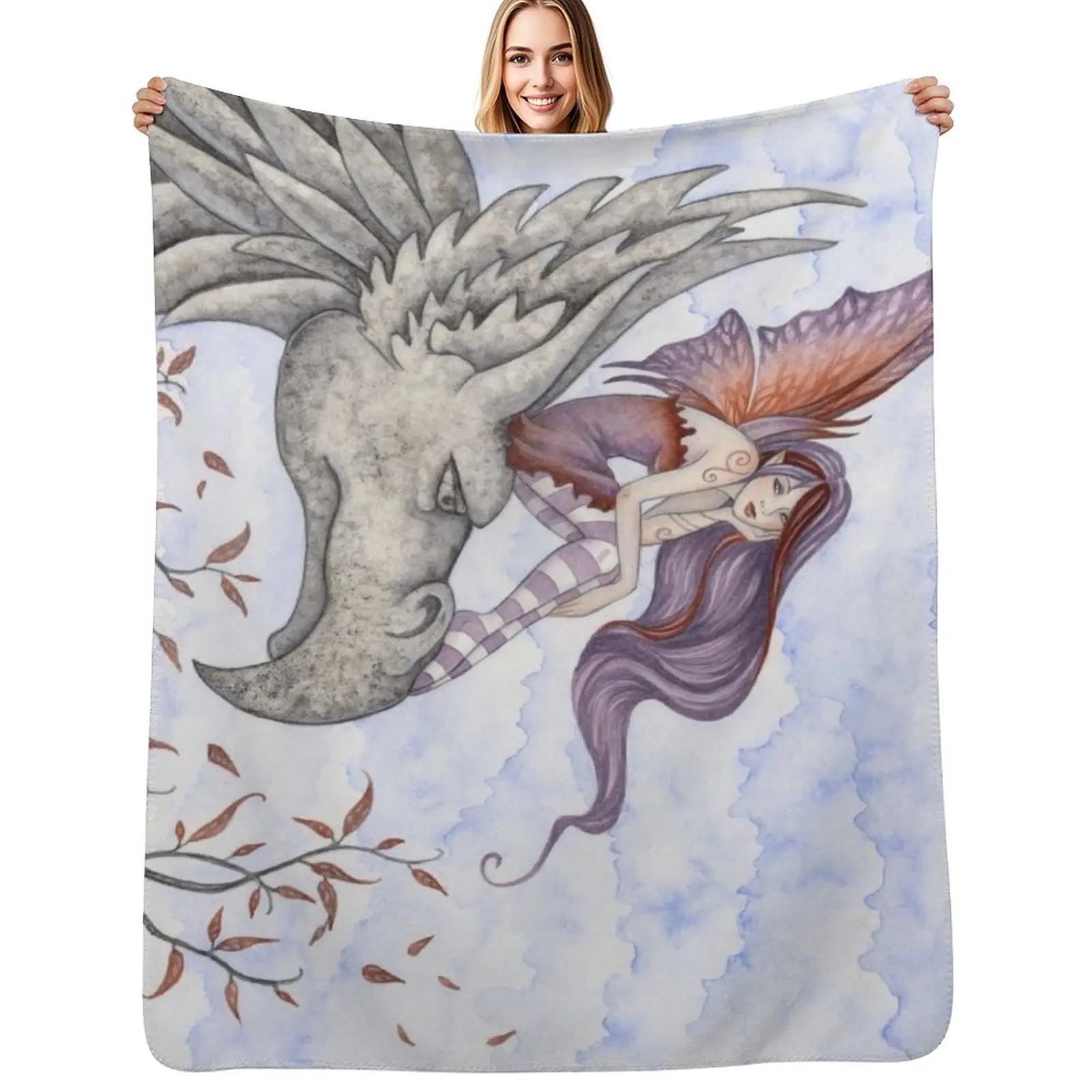 

Gryphons Perch Throw Blanket Stylish Couch Blanket for Home Living Room
