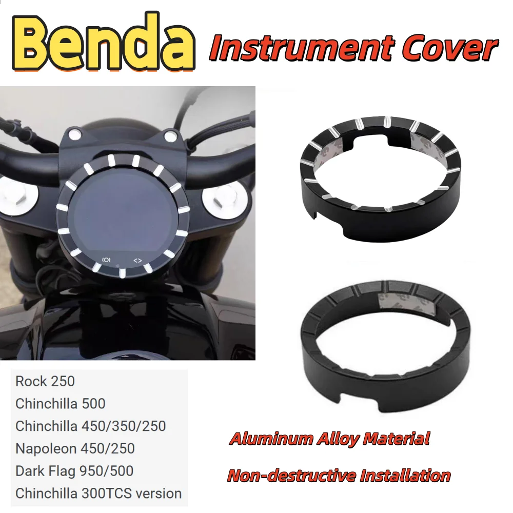 Benda Rock 250, Chimaera 350/450/500, Dark Flag 950, Napoleon 250 modified instrument panel cover, protective decorative cover
