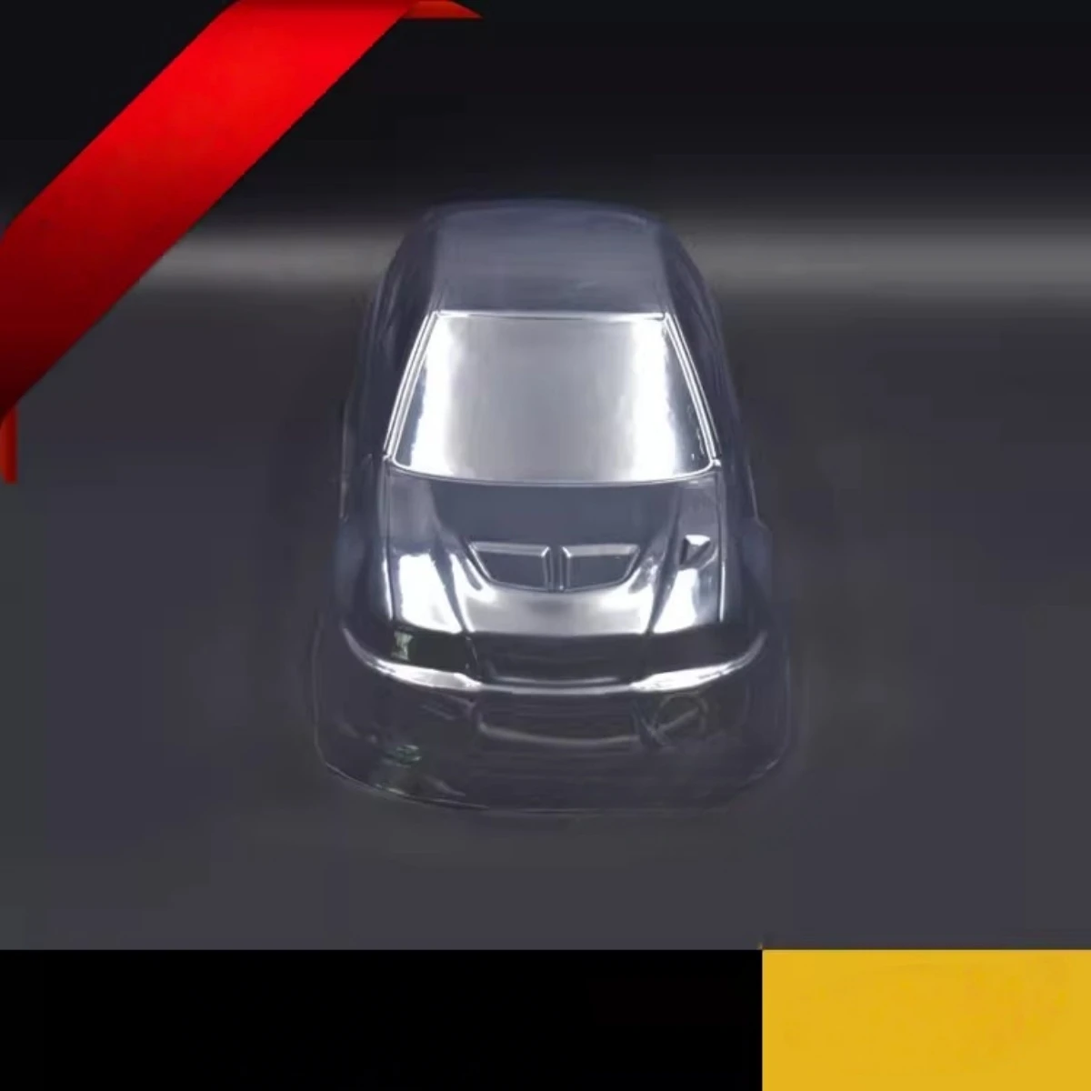 1/10 Scale Mitsubshi EVO RC Drift Car Clear pvc Body Shell (260mm Wheelbase/190mm Width)