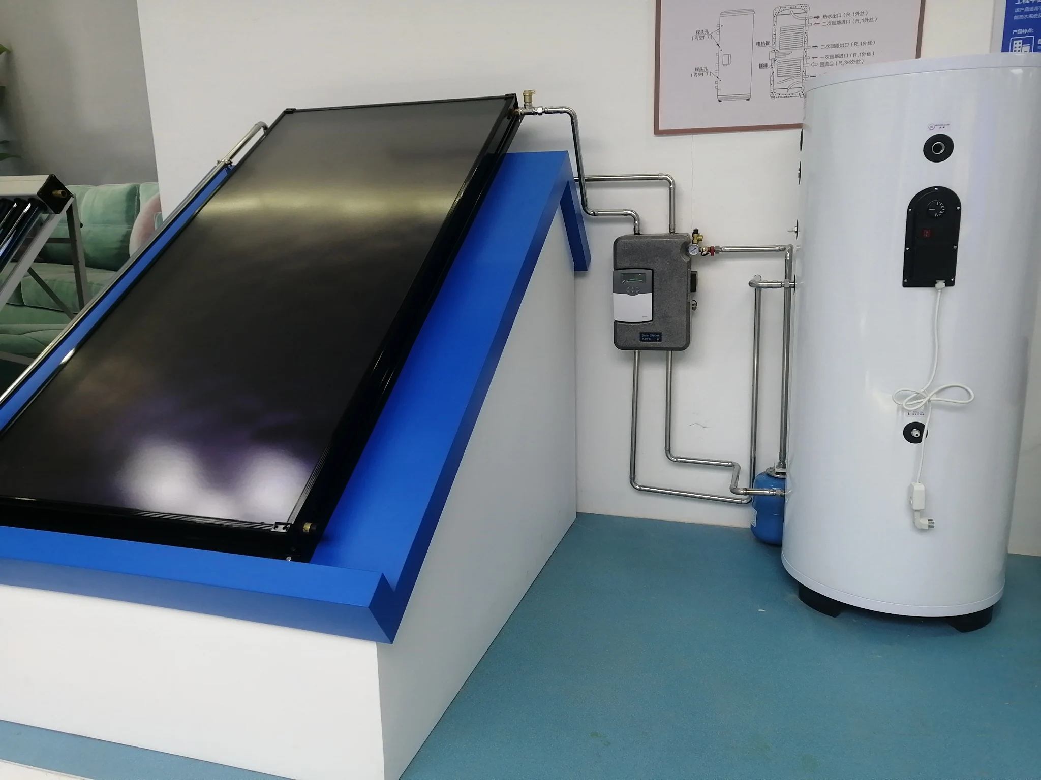 

Gold Seller 500L,800L 1000L Split High Pressure Integrated Solar Water Heater