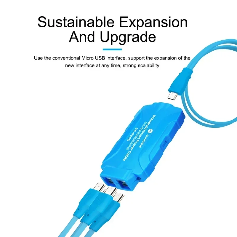 SS-905D V8.0 Startup Control Line DC Power Supply Current Test Line Suitable for Android IPhone 6-15/Plus/Pro Max Repair Tool