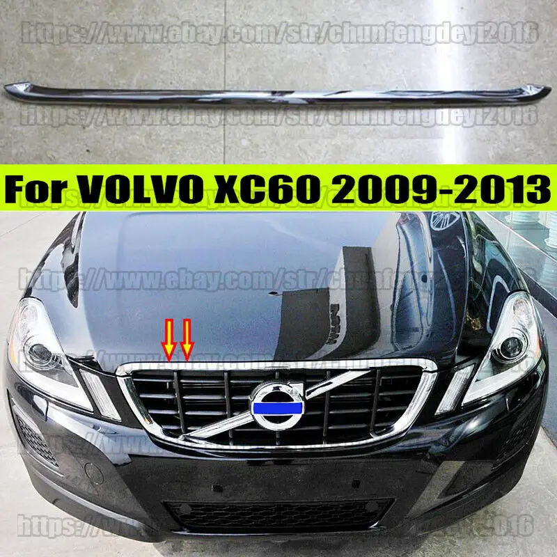 

For VOLVO XC60 2009-2013 ABS Chrome front hood bonnet cover trim molding car accessories