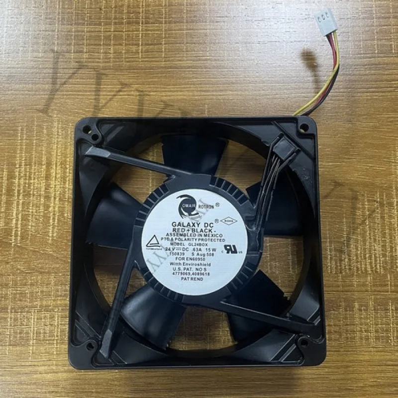 

q + 1 шт. новый для Comair Rotron GL24BOX 12738 24 В 0,63 А 15 Вт 127x127x38 мм охлаждающий вентилятор # QW.