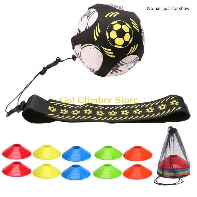 Q84c voetbal kick training assistentie riem training hulpmiddelen handsfree solos oefening