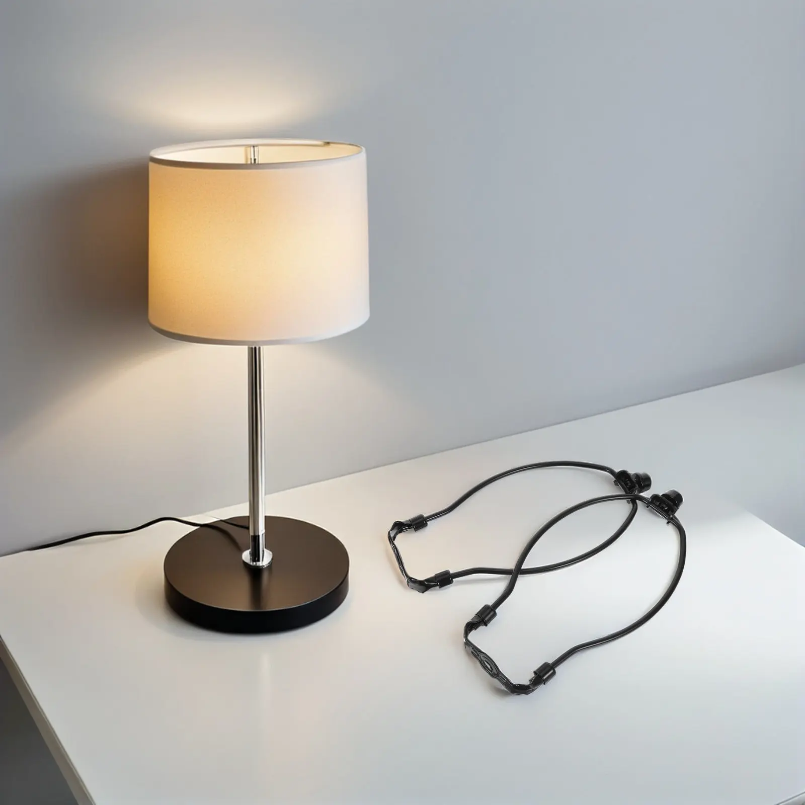 2Pcs Bull Horn Lamp Harp Universal 8 Inch Metal Lampshade Support Frame Heavy Duty Replacement for Table Floor Lamp Nordic Retro