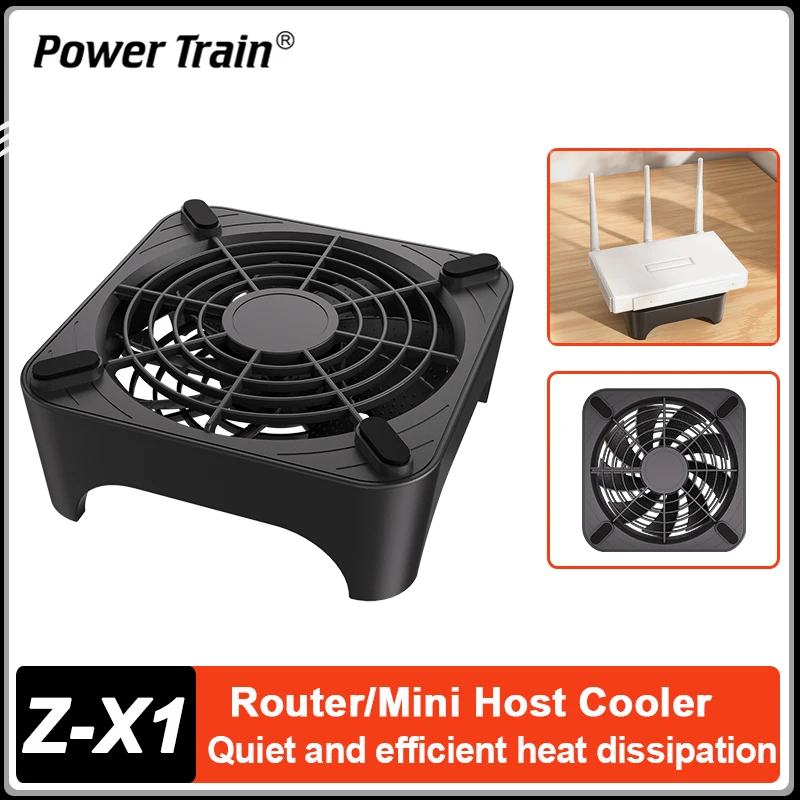 Power Train Z-X1 Router Cooler USB Interface Desktop Mini Host Cooling Device Router Cooling Base Optical Cat Set-Top Bracket
