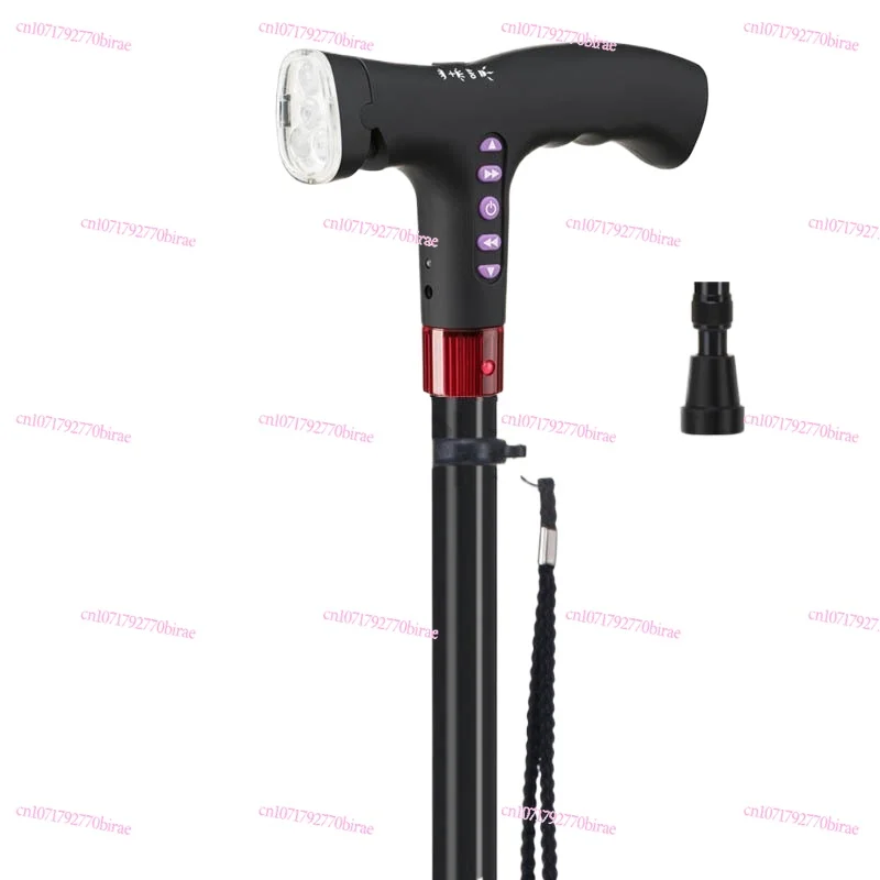 

Smart Crutches Elderly Four-legged Multi-function Canes Lighting Music Alarm Anti-skid Canes