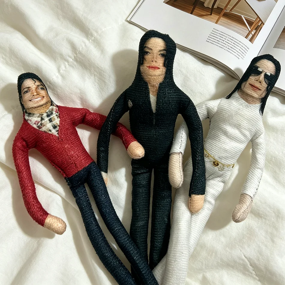 Bestseller Michael Jackson Cosplay Requisiten-Puppe Plüsch-Stoffpuppe Raumdekoration Abstrakte Gelenkbewegliche Requisiten Geschenk – Detail 10