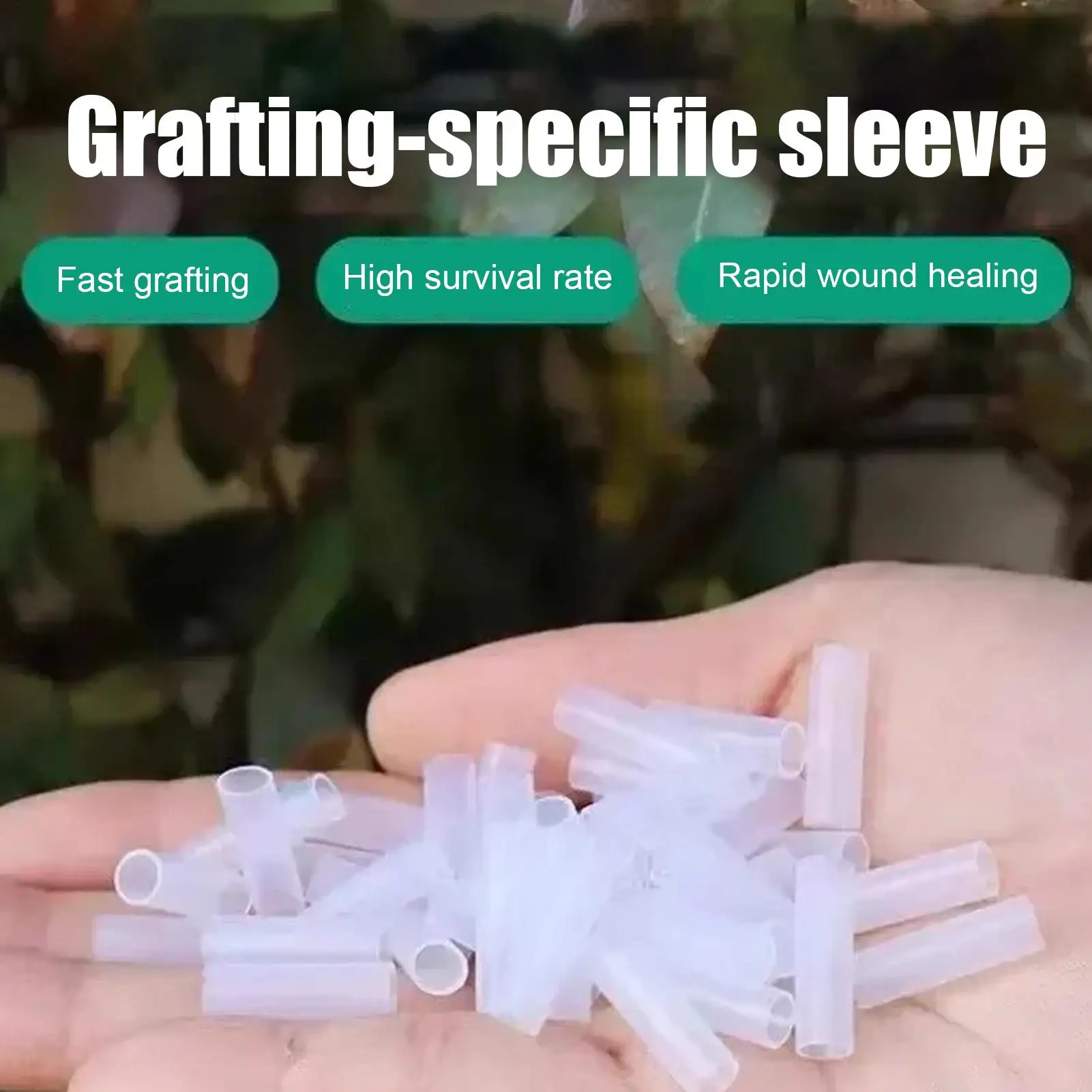200pcs Grafting Sleeves for Fruit Trees, High Strength Moisture Retention Plant Trunk Grafting Wrapping Sleeves Gardening Tools