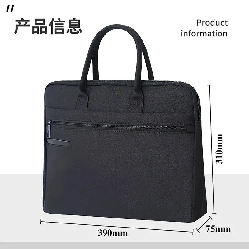 Stationery Large Capacity Computer Bag Document Bag Durable Business Office Contract A4 Tote Bag Storage Stationery Products