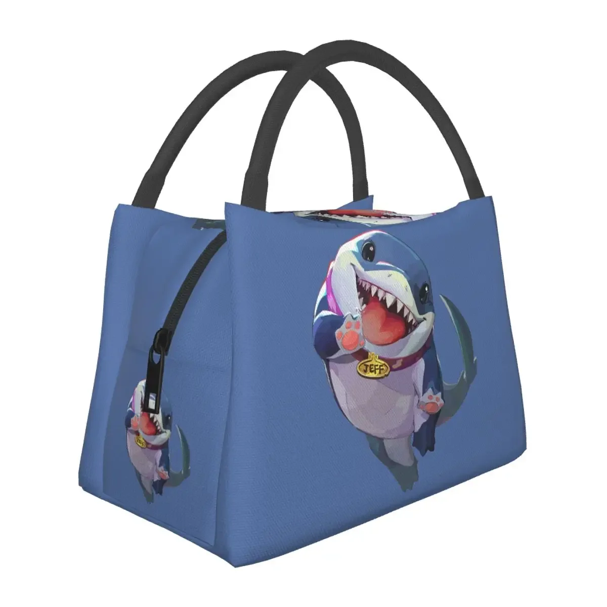 

Сумки для обеда Jeff The Land Shark, изолированная коробка для бенто, портативная сумка для обеда, сумки для пикника, термосумка-холодильник для женщин и девочек, офис