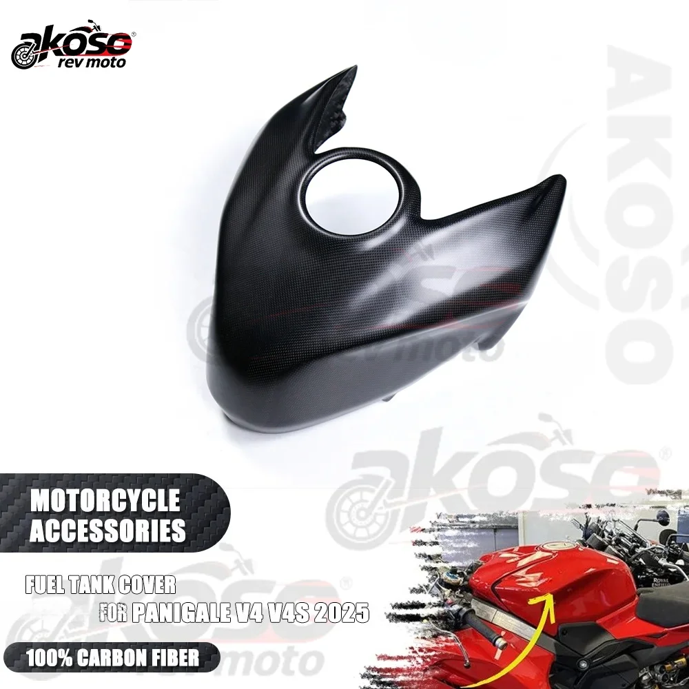 

Полная крышка топливного бака, защита из чистого 3K углеродного волокна, принадлежности для мотоциклов Ducati Panigale V4 V4S 2021, запчасти, аксессуары