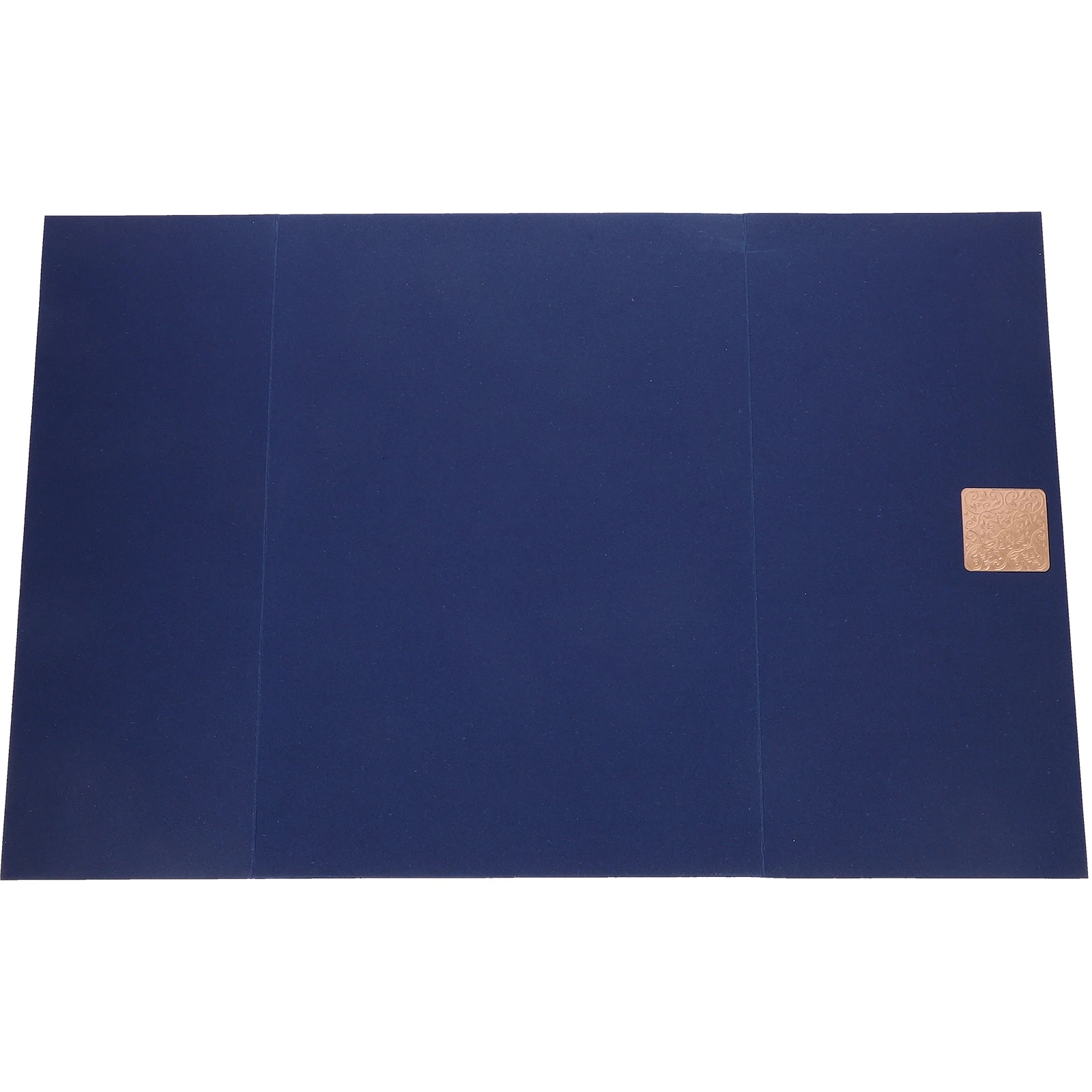 

Certificate Cover Holders Square Buckle Blue Folder Document Protector Office Home Lightweight Certificate Paper Folder