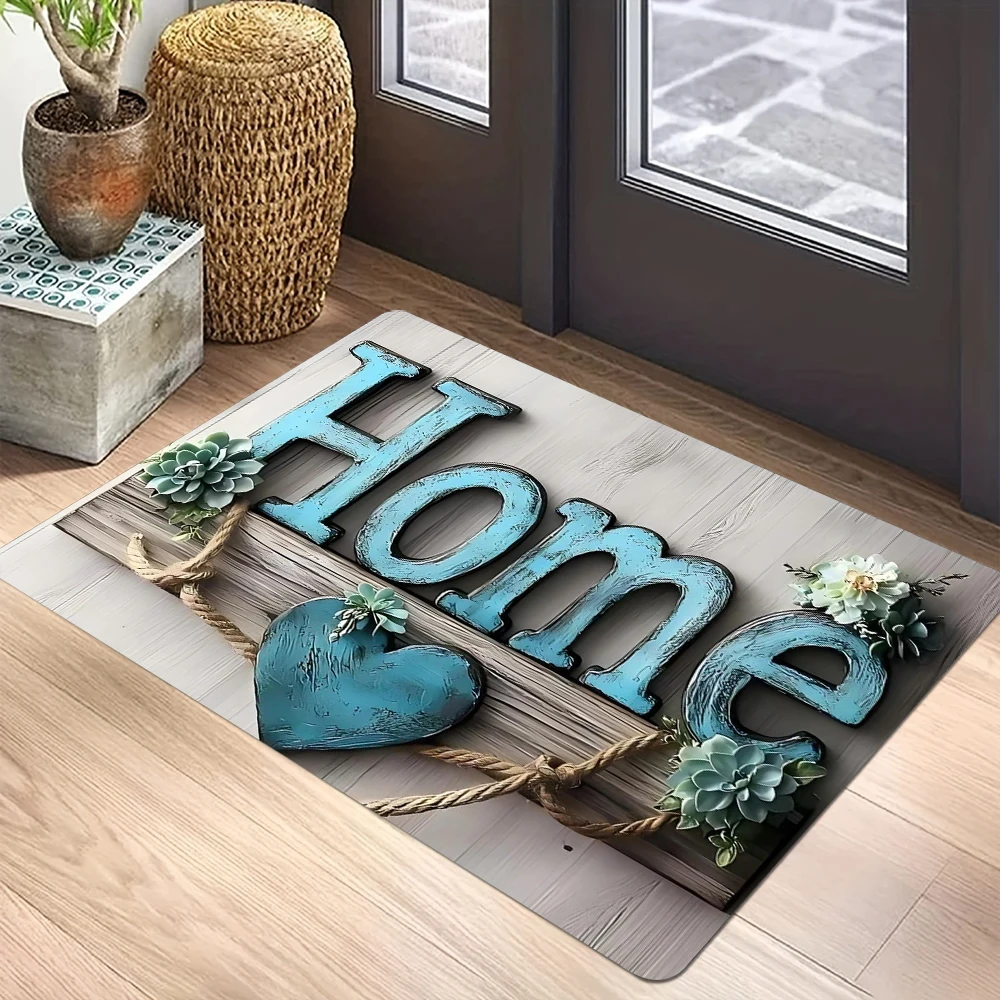 VIKAMA Home الحب نمط السجاد لينة ممسحة ترحيب حصيرة سجادة خارجية سجادة غرفة المعيشة البساط لغرفة النوم ديكور المنزل