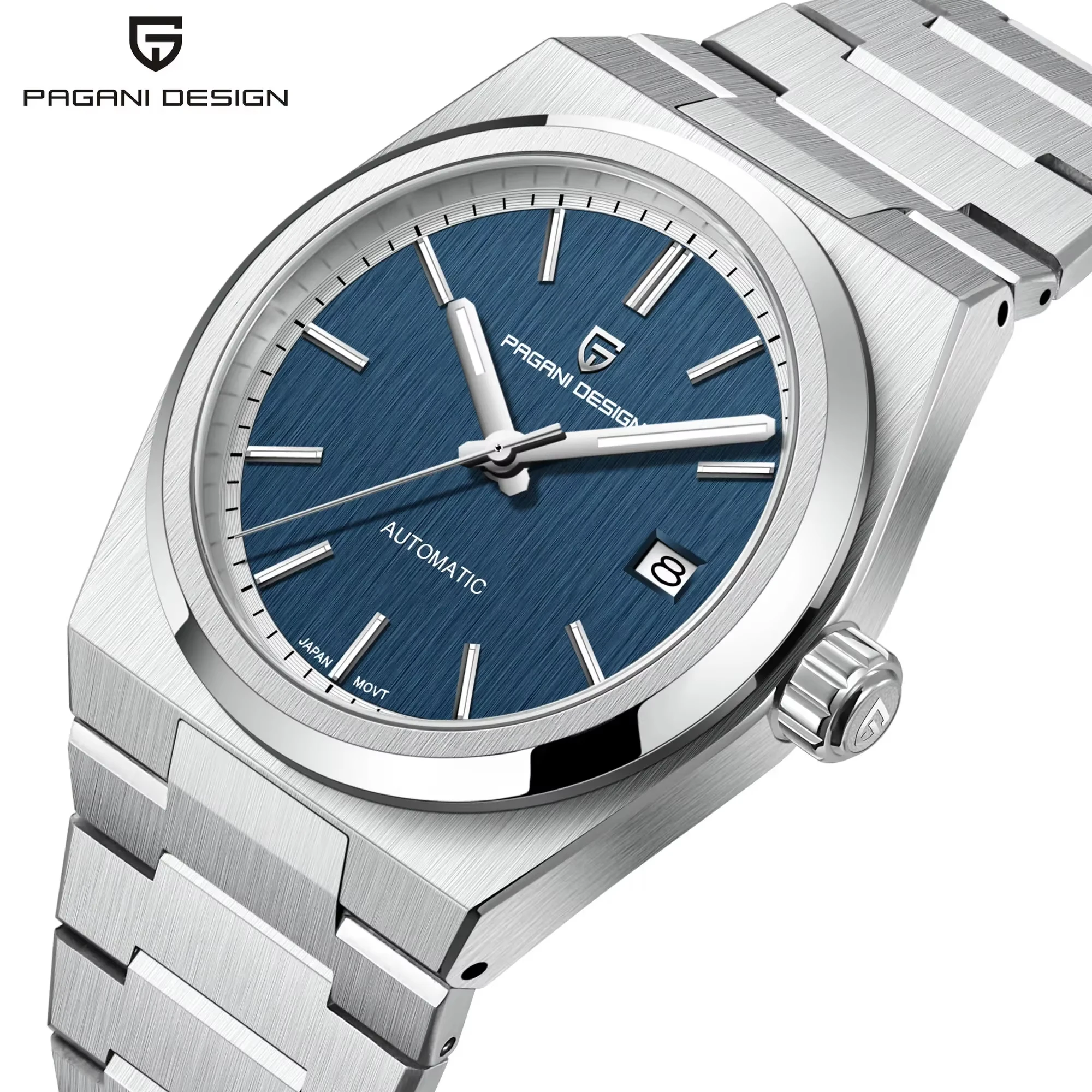 

Мужские автоматические механические часы PAGANI DESIGN 2026, новые, 40 мм, с механизмом 8215, из нержавеющей стали, с сапфировым стеклом, водонепроницаемость 10 бар, спортивные часы, AR Reloj Hombre