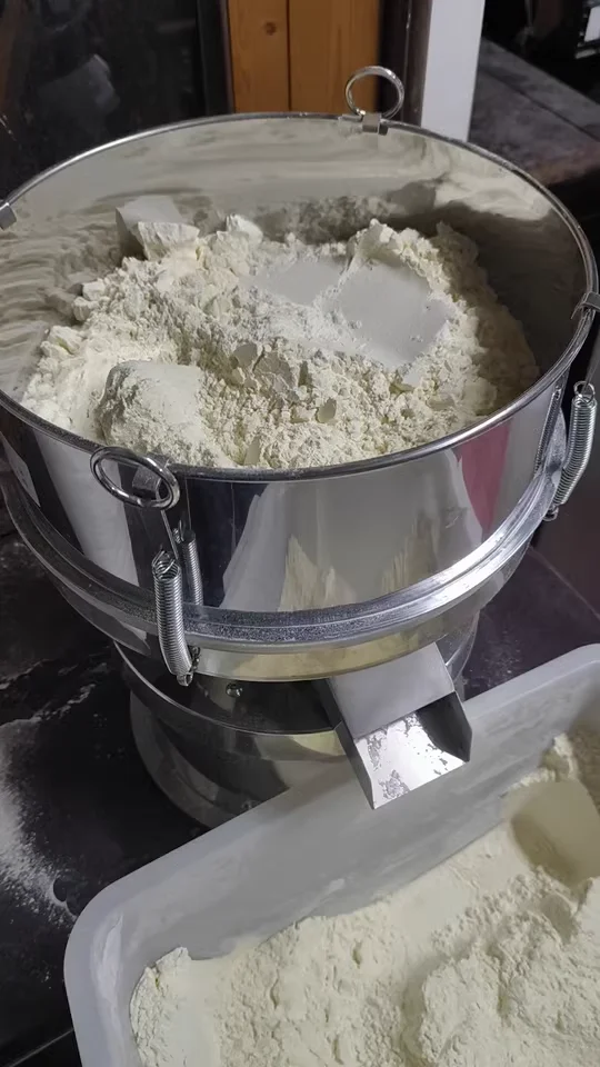 소형 자동 테이블탑 진동 체질기, 빵가루 테이블 밀가루 흔들기 간식 장비용