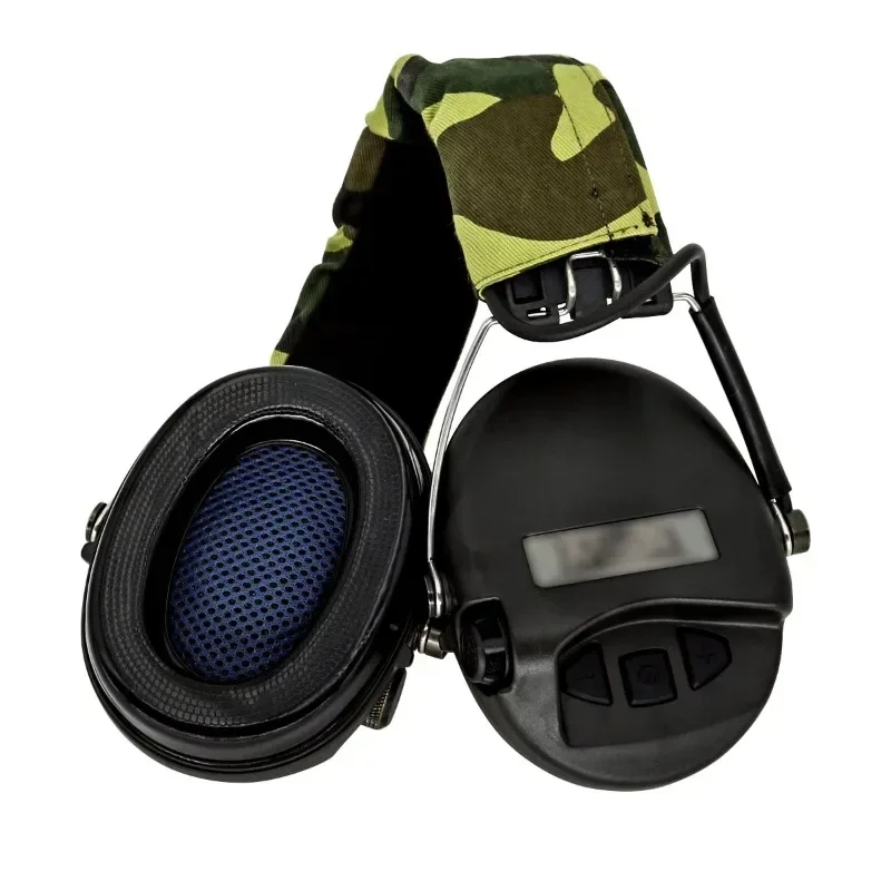 Tactical Airsoft MSASordin Headset, Active Electronic Hearing Protection Shooting Headset with Gel Earmuffs