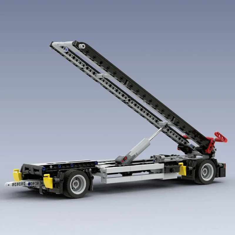 

MOC-146108 Classic Cargo Container Dump Trailer Building Block Set, 746 Pieces, Creative Birthday Toy Gift for Boys and Children