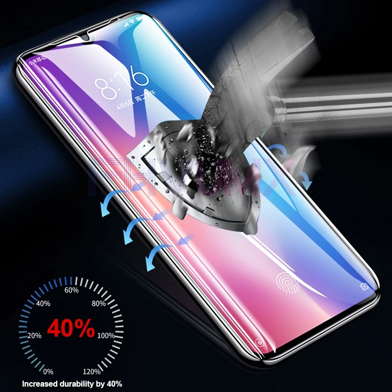 15D Protective Glass For Xiaomi Play Mi 9 10 Lite Tempered Screen Protector Mi 8 9 SE A3 A2 Lite Mi8 Pro safety Glass Film Case