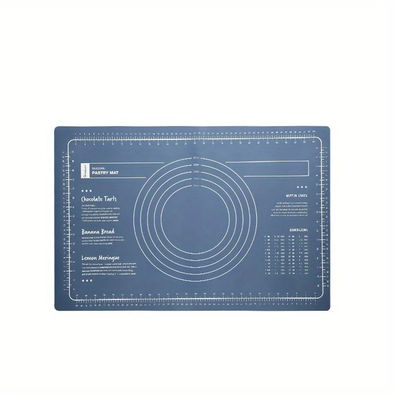Silicone Amassar Mat e Rolling Pin Set, Extra grande, Non-Slip, Cozimento sem esforço