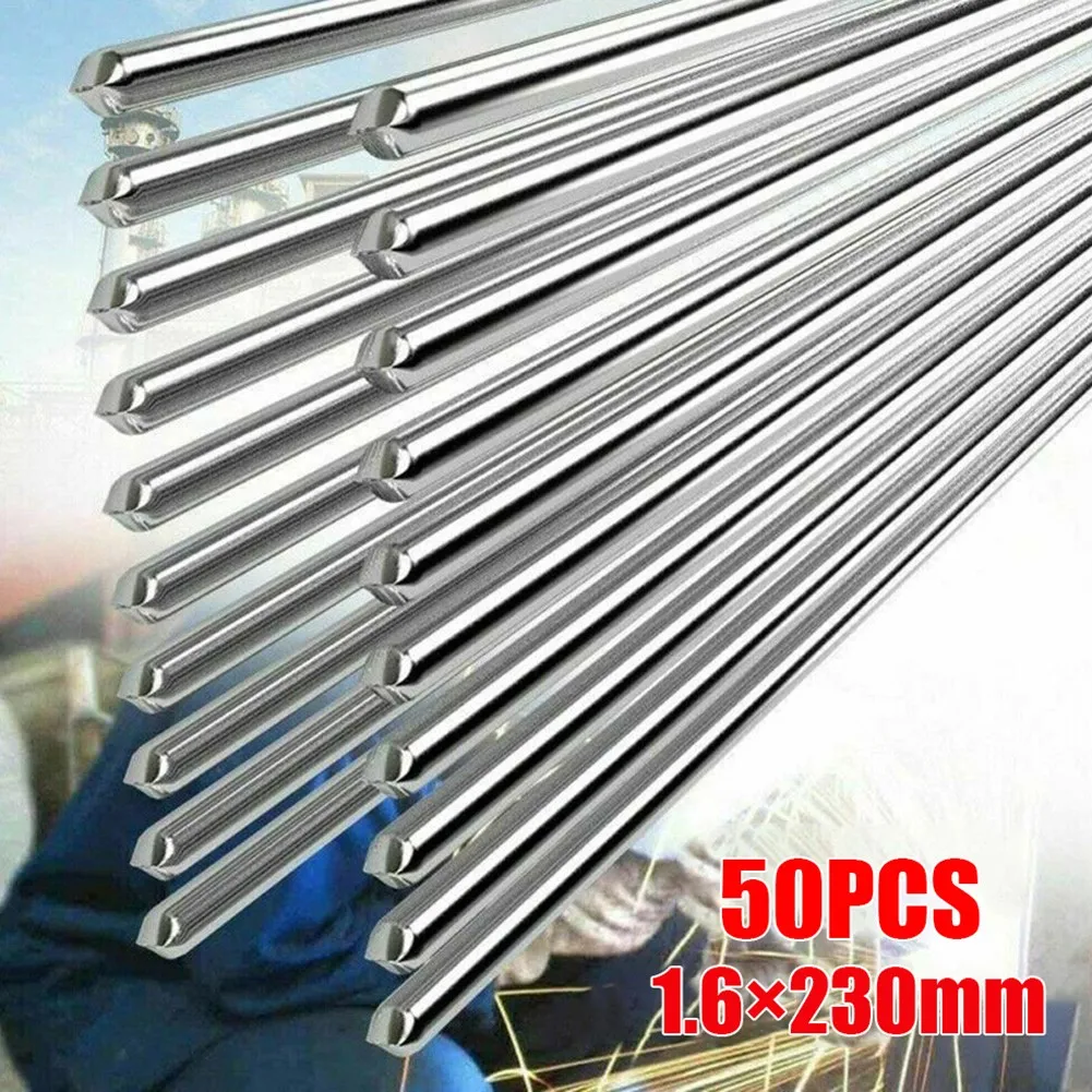 20/30/50/100pcs 1.6*230mm Aluminium Welding Rod Wire Brazing Easy Melt Solder 380°~400°Low Temperature No Need Flux High Quality