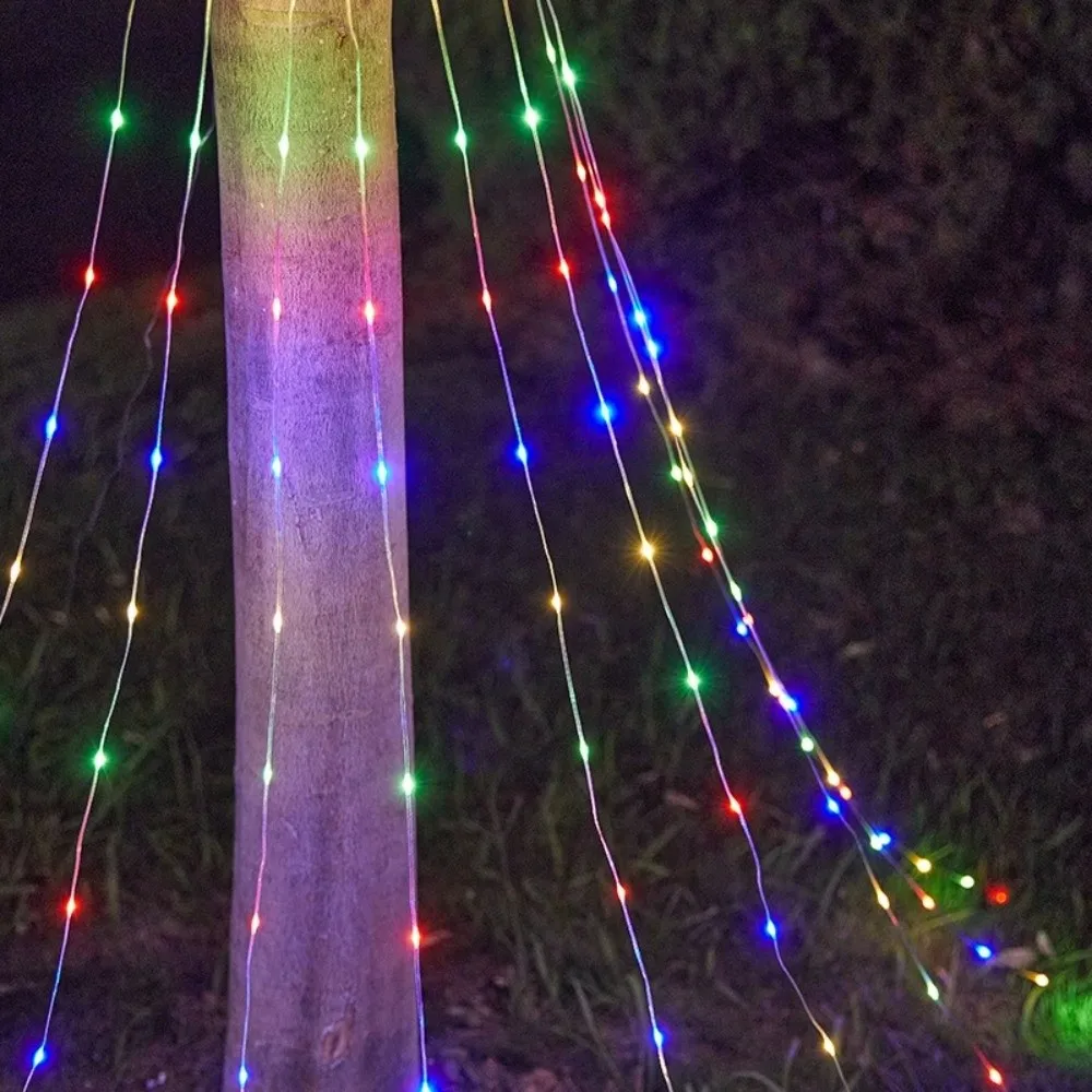 Pentagram LED Light String 2M USB Christmas Light String String Lamp Warm/Colorful Light Tree Tops Lights Outdoor