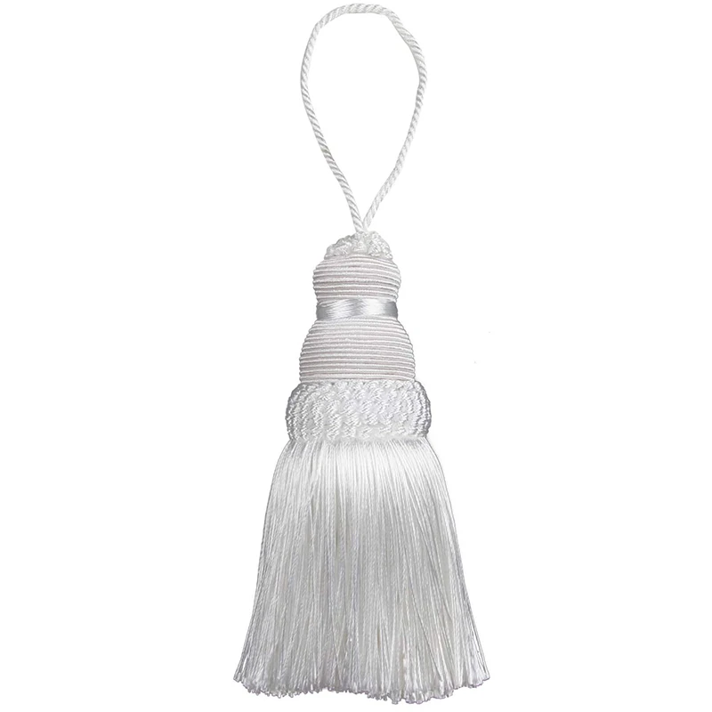 Hanging Rope Silk Tassel Trim for DIY, 1Pc