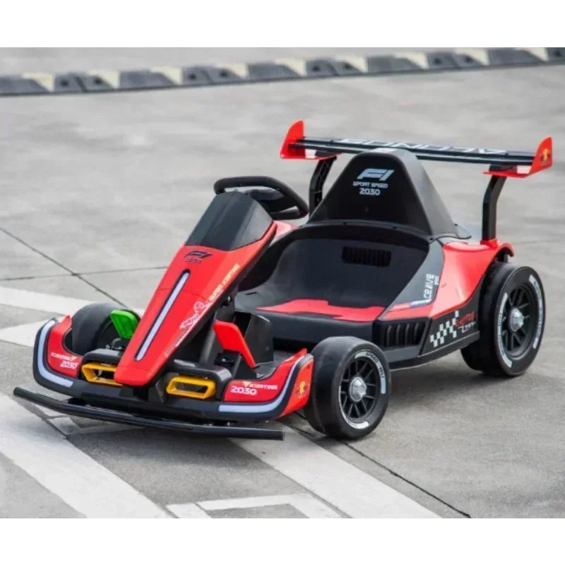 Voiture de course électrique Go Karting pour enfants et adultes, double conduite, grande puissance, pédale, dérive, karts, batterie 24V, 10Ah