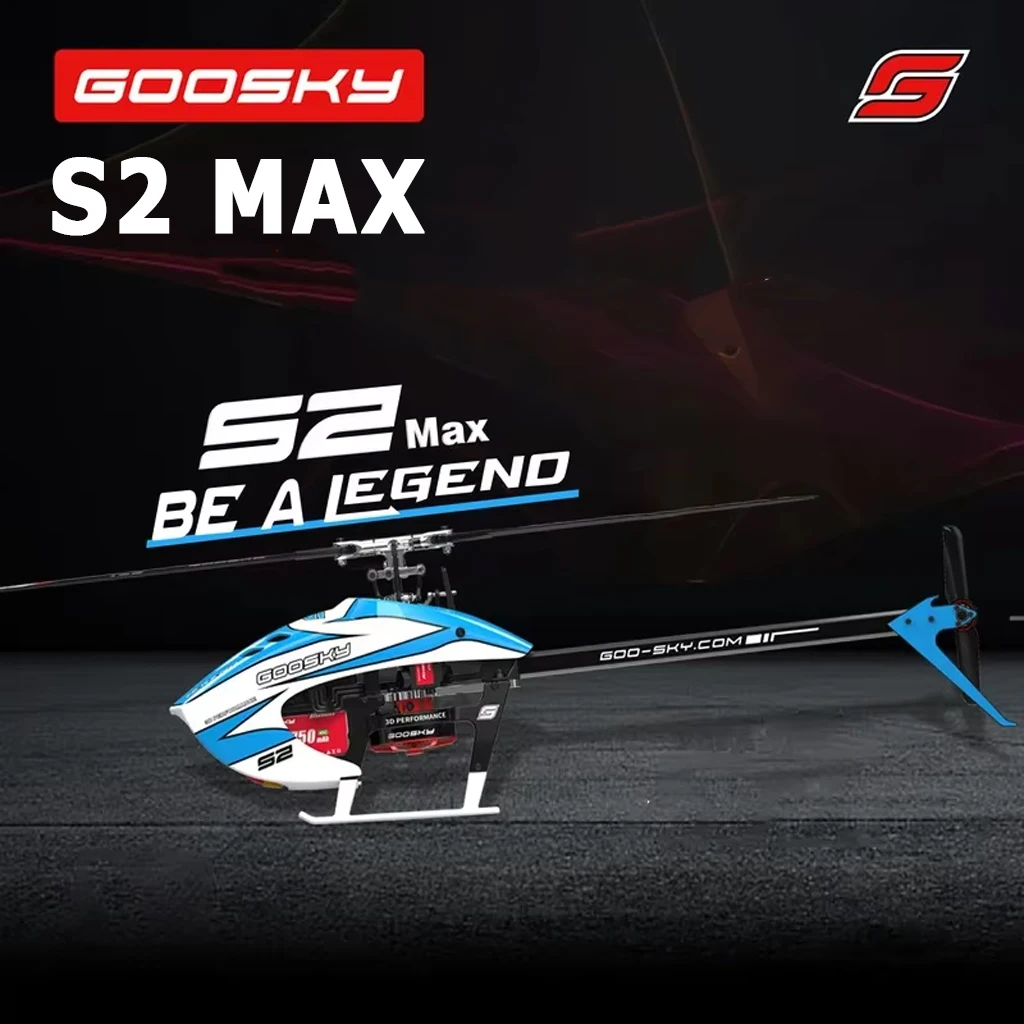 

Новая модель самолета Goosky S2 Max, 3d 6-канальный пульт дистанционного управления, трюковый вертолет, двойной бесщеточный прямой привод Baf080001 BNF/RTF