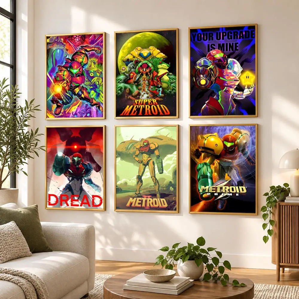Metroid Prime Poster HD art sticky wall waterproof home living room bedroom bar aesthetic decoration