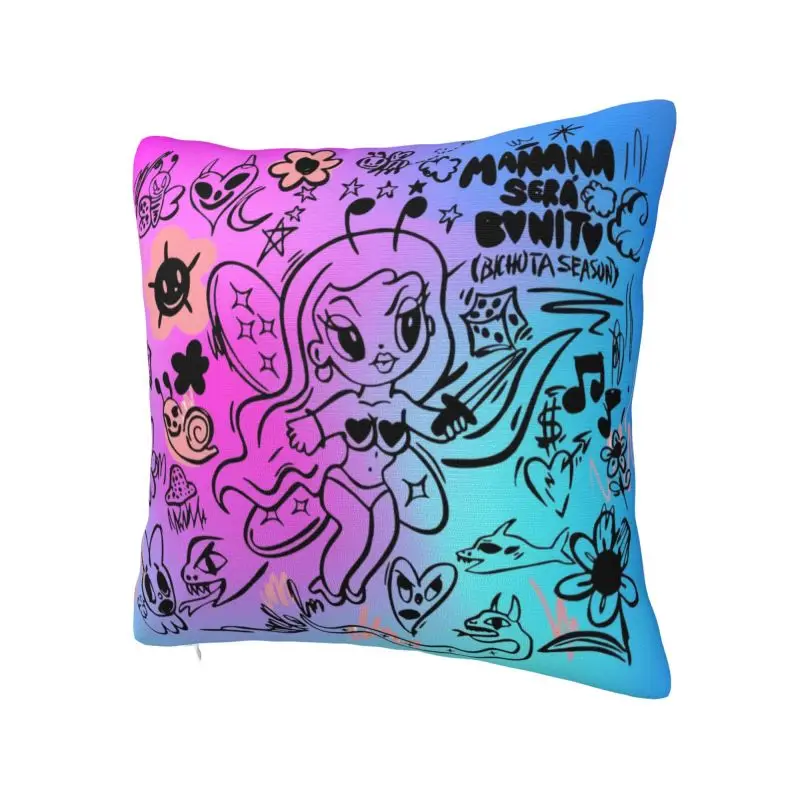 Karol G Manana Sera Bonito Throw Pillow Case Living Room Decoration Luxury Cushions Cover For Sofa Square Polyester Pillowcase