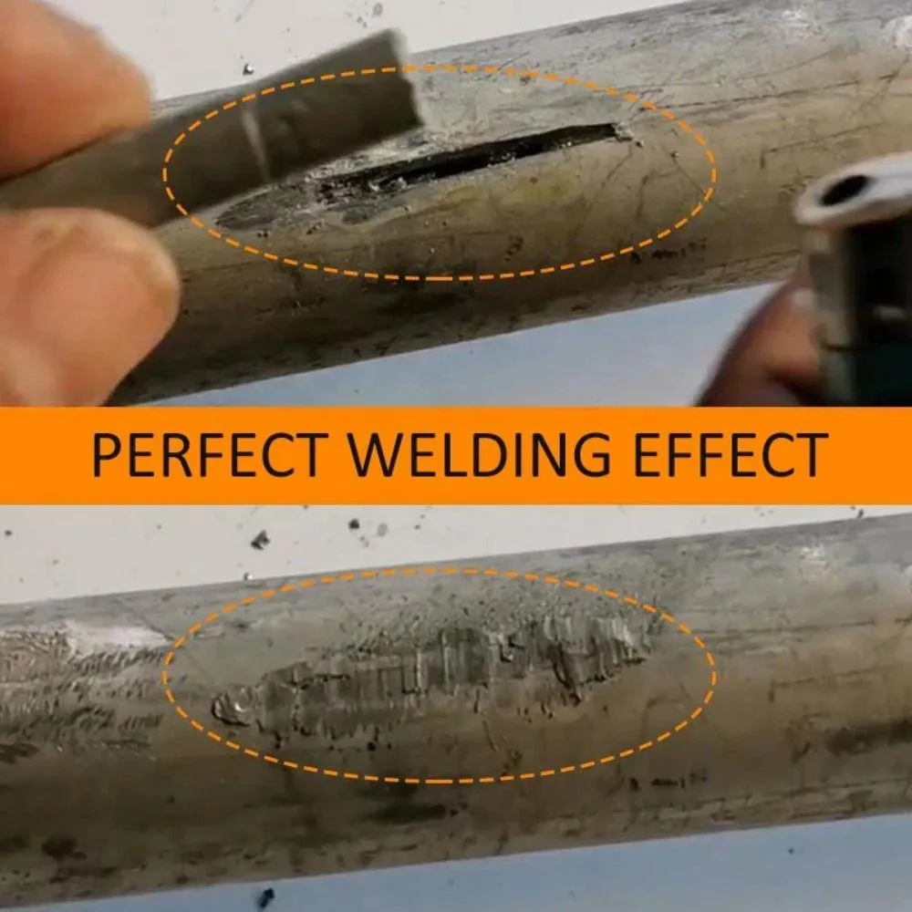 15/3pcs Low Temperature Welding Rods for Stainless Steel Copper Iron Aluminum Rods Repair Holes Easy Melt Welding Agent Kits