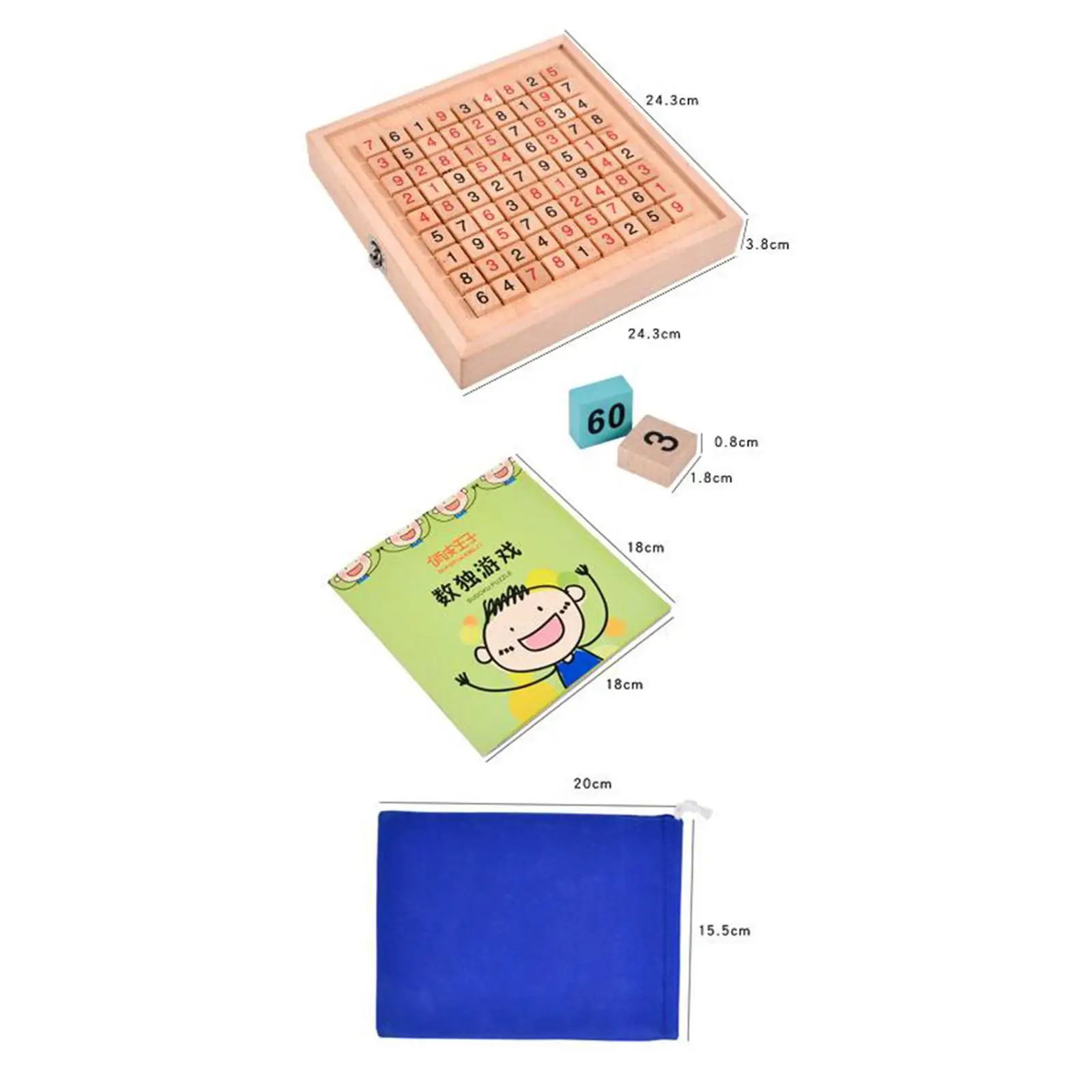 Juguete de aprendizaje de matemáticas Digital 1-100, rompecabezas de capacidad de pensamiento, juguetes Jiugongge, tablero de Sudoku de madera para contar, regalo de cumpleaños para adultos