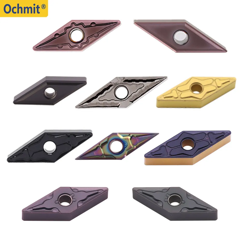 Ochmit 10PCS VNMG 160404 160408  CNC Cutting Tools MTJNR MTQNR Inner Boring External Machining Carbide Inserts