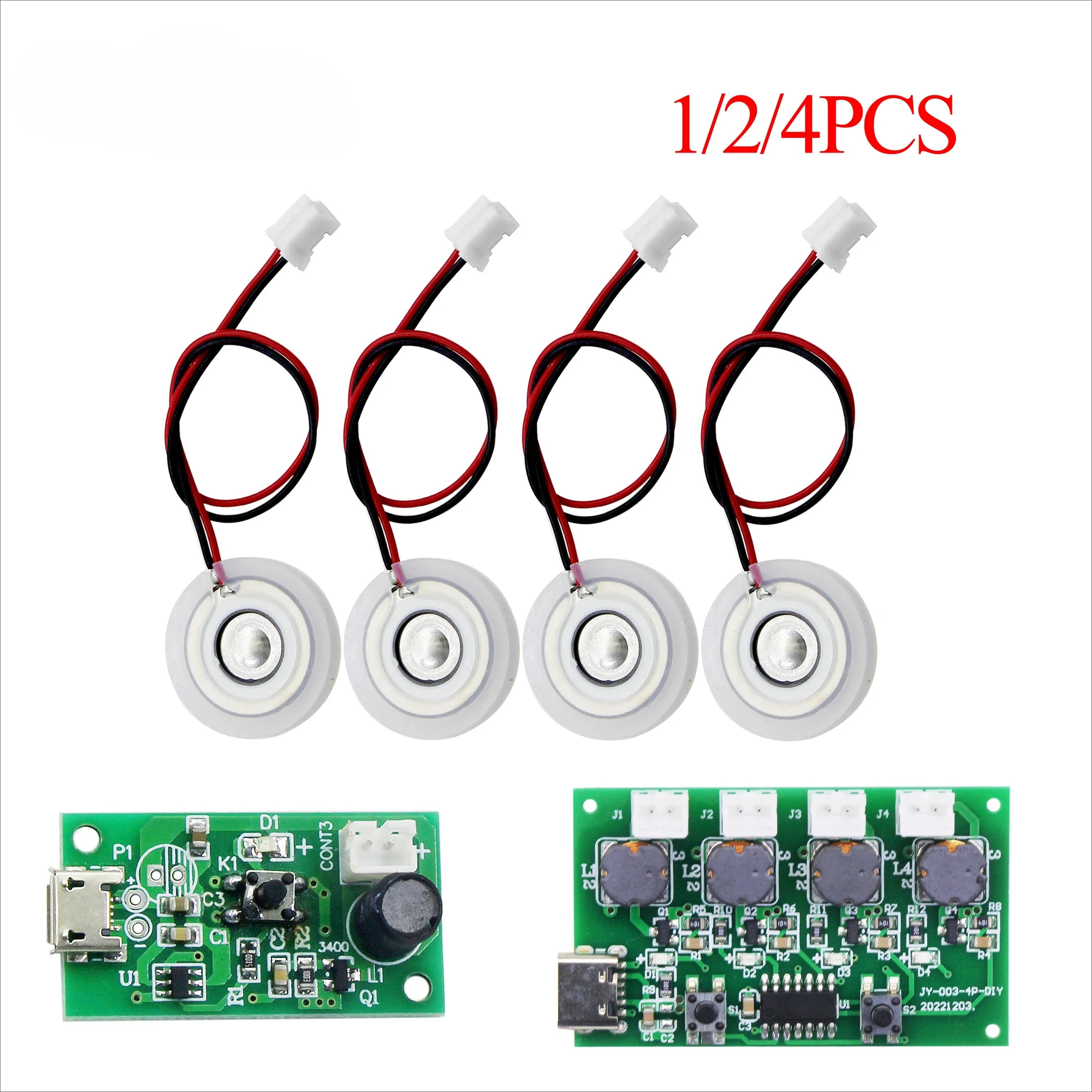 Module de brumisation ultrasonique 20 mm 2,4 MHz, transducteur atomiseur à lame oscillante, humidificateur d'air en céramique piézoélectrique
