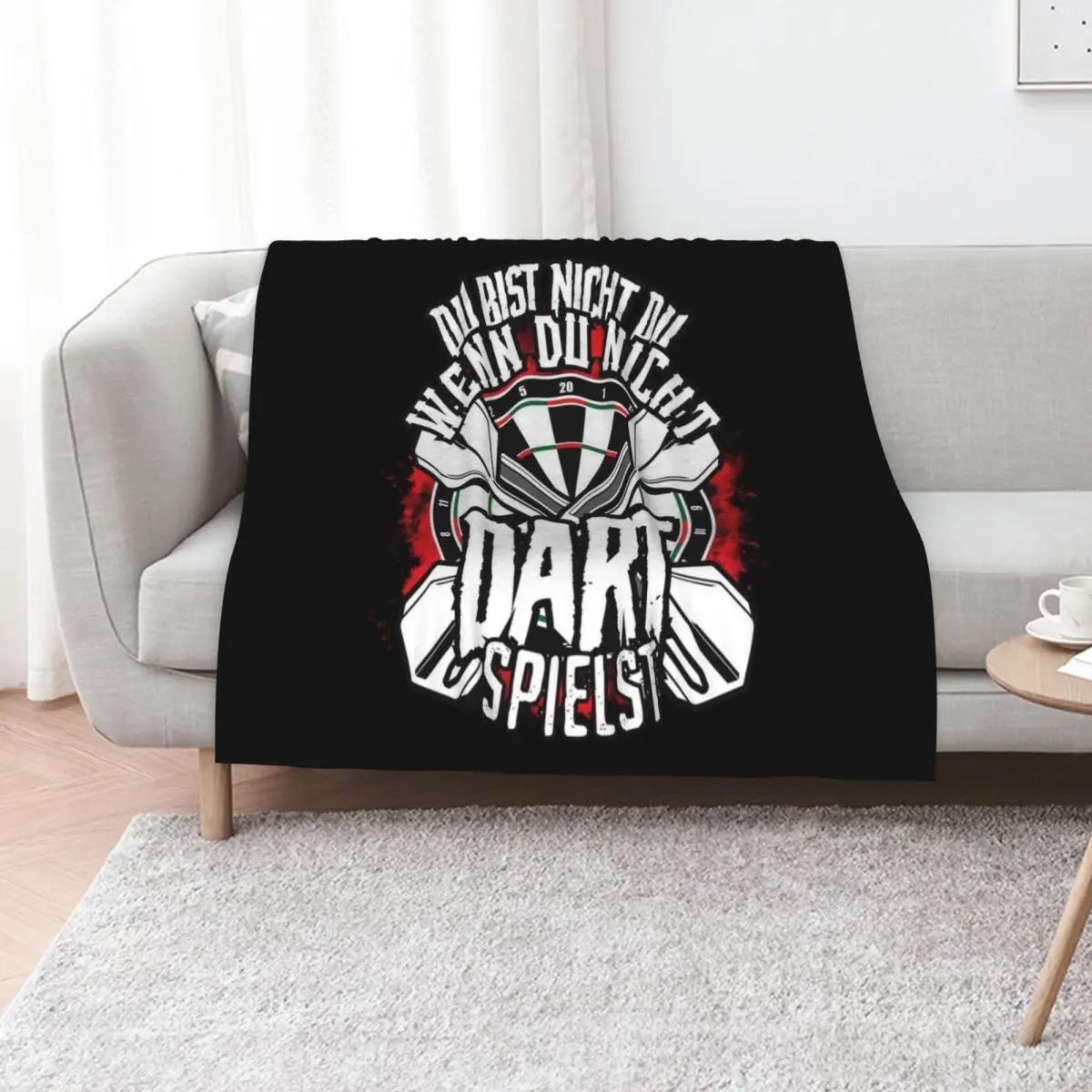 Darts player Throw Blanket warm winter Thermals For Travel Flannel blankets and throws Furrys Decorative Sofa Blankets