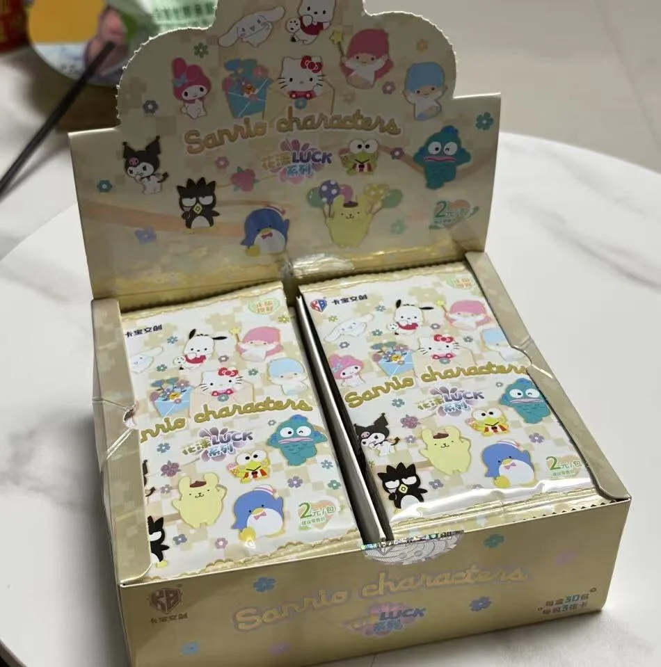 คาบาโอ ซานริโอตัวละครเฮลโลคิตตี้ ซินนามอนโรล คุโรมิ โพลารอยด์คอลเลกชันการ์ดกล่องตาบอดคาวาอิการ์ดของเล่นของขวัญวันเกิดของเด็กผู้หญิง