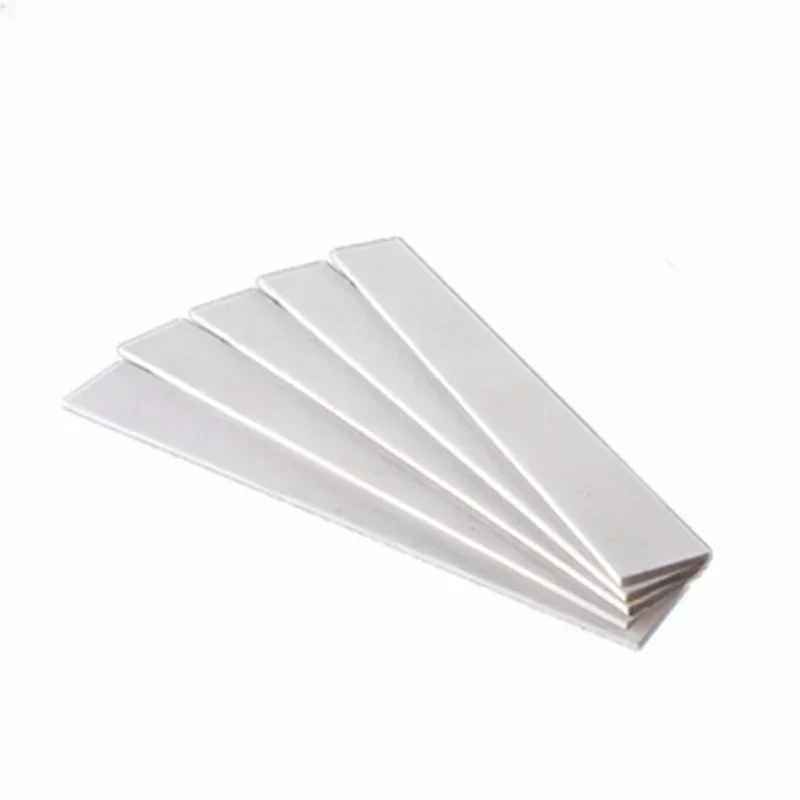 10pcs Customize Ceramic Insulation Plate 10x85x0.8mm 15x150x1mm 30x50x3mm Square Al2O3 Alumina Ceramic Substrate Sheet