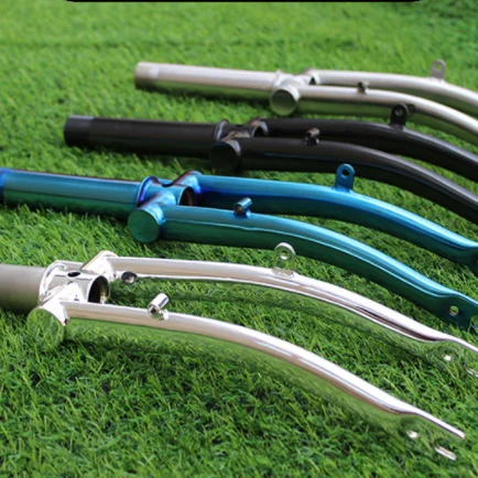 

Титановая велосипедная вилка Велосипедная вилка из титанового сплава Передняя вилка мини-велосипеда