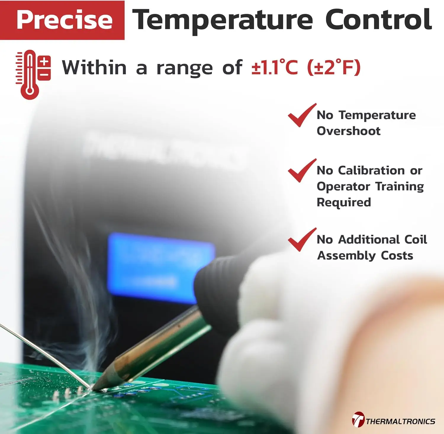 TMT-1000S-K Soldering Station w/Curie Heat Technology